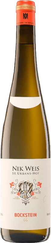 55,95 € 送料無料 | 白ワイン St. Urbans-Hof Nik Weis Bockstein Auslese Auslese 選別収穫 Q.b.A. Mosel ドイツ Riesling ボトル 75 cl