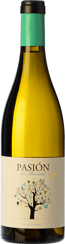 8,95 € Spedizione Gratuita | Vino bianco Sierra Norte Pasión Blanco D.O. Utiel-Requena Spagna Moscato Bottiglia 75 cl