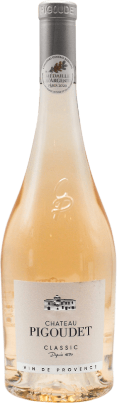 15,95 € Spedizione Gratuita | Spumante Rosato Château Pigoudet Rosé — Rosato Francia Syrah, Garnacha — Grenache, Cinsault 75 cl