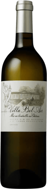 16,95 € Envío gratis | Vino blanco Château Villa Bel-Air A.O.C. Pessac-Léognan Francia Sauvignon Blanca, Sémillon Botella 75 cl
