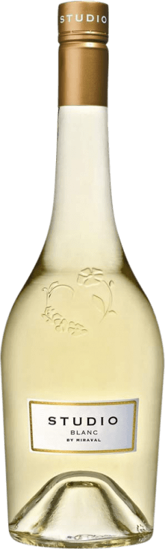 29,95 € Envío gratis | Vino blanco Château Miraval Studio by Miraval Blanc A.O.C. Côtes de Provence Provence Francia Botella Magnum 1,5 L