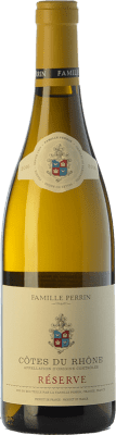14,95 € Envío gratis | Vino blanco Famille Perrin Blanc Reserva A.O.C. Côtes du Rhône Francia Garnacha Blanca, Viognier Botella 75 cl