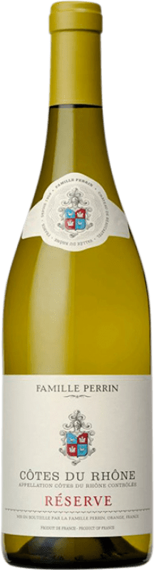 13,95 € Envoi gratuit | Vin Blanc Famille Perrin Réserve A.O.C. Côtes du Rhône France Garnacha — Grenache, Viognier Bouteille 75 cl