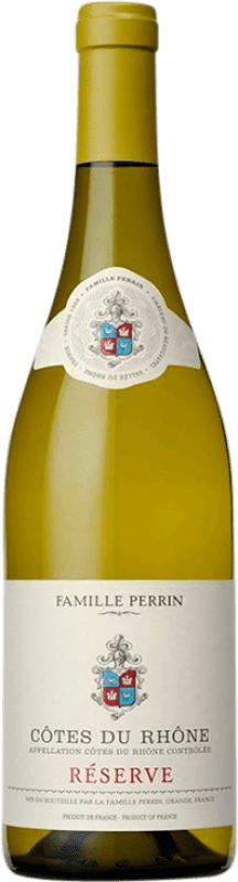 15,95 € Kostenloser Versand | Weißwein Famille Perrin Blanc Reserve A.O.C. Côtes du Rhône Frankreich Grenache Weiß, Viognier Flasche 75 cl