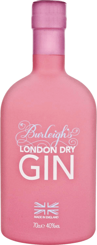 46,95 € 免费送货 | 金酒 Gin Burleighs Pink — 粉红 英国 70 cl