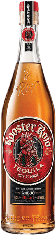 39,95 € Бесплатная доставка | Текила Tequilas Finos Rooster Rojo Añejo бутылка 70 cl
