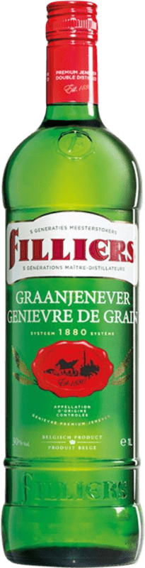 21,95 € Spedizione Gratuita | Gin Filliers Graanjenever Genievre Bottiglia 1 L