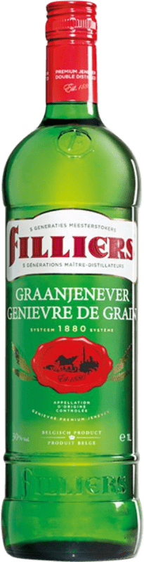 28,95 € Envío gratis | Ginebra Gin Filliers Graanjenever Bélgica 1 L
