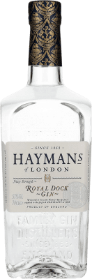 32,95 € Envío gratis | Ginebra Gin Hayman's Royal Dock Navy Strengh Gin Botella 70 cl
