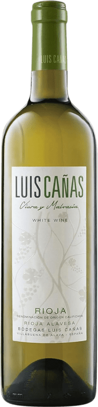 9,95 € Envío gratis | Vino Blanco Luis Cañas VV Viñas Viejas D.O.Ca. Rioja La Rioja España Viura, Malvasía Botella 75 cl