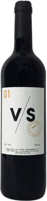 17,95 € Envío gratis | Vino tinto Vinos Subterráneos VS 01 La Rioja España Tempranillo, Graciano, Viura Botella 75 cl
