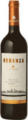 43,95 € Free Shipping | Red wine Elvi Herenza Kosher Reserve D.O.Ca. Rioja The Rioja Spain Tempranillo Bottle 75 cl