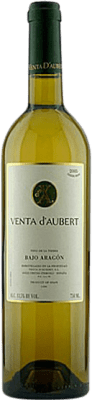 14,95 € Spedizione Gratuita | Vino bianco Venta d'Aubert Blanco I.G.P. Vino de la Tierra Bajo Aragón Aragona Spagna Grenache Bianca, Chardonnay Bottiglia 75 cl