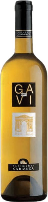 12,95 € Spedizione Gratuita | Vino bianco Tenimenti Ca' Bianca D.O.C.G. Moscato d'Asti Piemonte Italia Cortese Bottiglia 75 cl