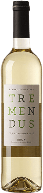 6,95 € Бесплатная доставка | Белое вино Honorio Rubio Tremendus Blanco D.O.Ca. Rioja Ла-Риоха Испания Viura бутылка 75 cl