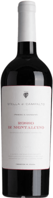 103,95 € Бесплатная доставка | Красное вино Azienda Agricola S. Giuseppe Stella di Campalto D.O.C. Rosso di Montalcino Тоскана Италия Sangiovese бутылка 75 cl