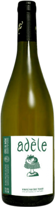 13,95 € 免费送货 | 白酒 Eric Texier Adele A.O.C. Côtes du Rhône 罗纳 法国 Marsanne, Clairette Blanche 瓶子 75 cl