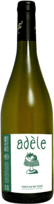 13,95 € Envio grátis | Vinho branco Eric Texier Adele A.O.C. Côtes du Rhône Rhône França Marsanne, Clairette Blanche Garrafa 75 cl