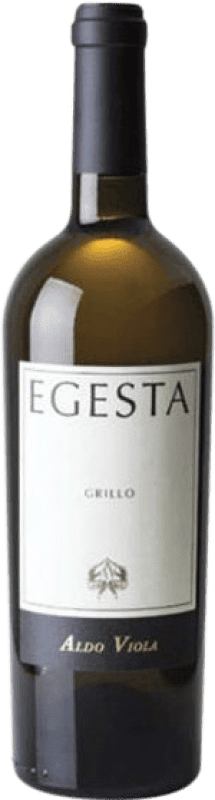 32,95 € Envío gratis | Vino blanco Aldo Viola Egesta I.G.T. Terre Siciliane Sicilia Italia Grillo Botella 75 cl
