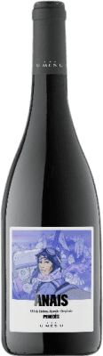 7,95 € Kostenloser Versand | Rotwein U Més U Anais Negre Spanien Tempranillo, Syrah Flasche 75 cl