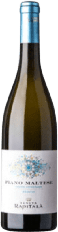 9,95 € Free Shipping | White wine Rapitalà Piano Maltese I.G.T. Terre Siciliane Sicily Italy Chardonnay, Catarratto Bottle 75 cl