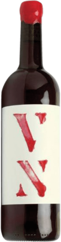 13,95 € Envío gratis | Vino tinto Partida Creus Tinto Natural Cataluña España Tempranillo, Bobal, Sumoll Botella 75 cl