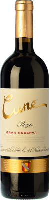 24,95 € Envoi gratuit | Vin rouge Norte de España - CVNE Cune Grande Réserve D.O.Ca. Rioja La Rioja Espagne Tempranillo, Graciano, Mazuelo Bouteille 75 cl