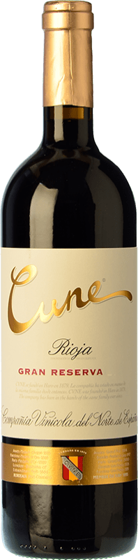 14,95 € Free Shipping | Red wine Norte de España - CVNE Cune Gran Reserva D.O.Ca. Rioja The Rioja Spain Tempranillo, Graciano, Mazuelo Bottle 75 cl