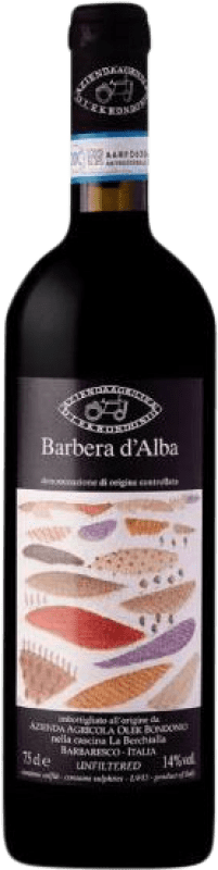 25,95 € Free Shipping | Red Wine Olek Bondonio D.O.C. Barbera d'Alba Piemonte Italy Barbera 75 cl