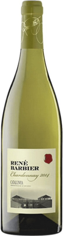 8,95 € Envio grátis | Vinho branco René Barbier D.O. Catalunya Catalunha Espanha Chardonnay Garrafa 75 cl