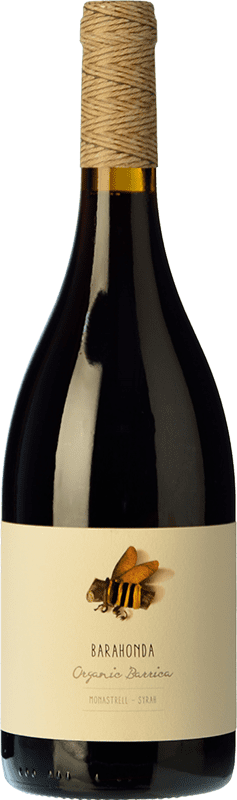 8,95 € Envoi gratuit | Vin Rouge Barahonda Barrique D.O. Yecla Région de Murcie Espagne Syrah, Monastrell Organic — Biologique Bouteille 75 cl