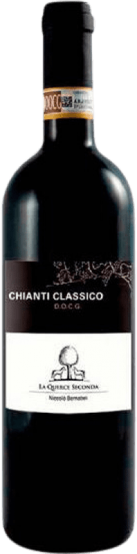 16,95 € Spedizione Gratuita | Vino rosso La Querce Seconda D.O.C.G. Chianti Classico Toscana Italia Sangiovese Bottiglia 75 cl