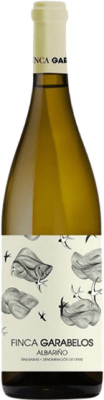 16,95 € Envio grátis | Vinho Branco Finca Garabelos D.O. Rías Baixas Galiza Espanha Albariño — Albarinho 75 cl