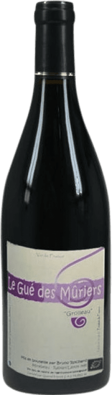 15,95 € 免费送货 | 红酒 Domaine de Mirebeau Bruno Rochard Le Gué des Mûriers 卢瓦尔河 法国 Grolleau 瓶子 75 cl