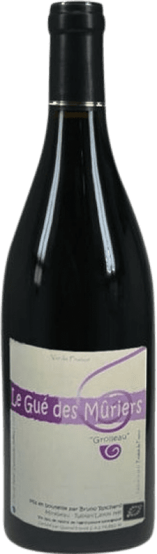 14,95 € 免费送货 | 红酒 Mirebeau Bruno Rochard Le Gué des Mûriers 卢瓦尔河 法国 Grolleau 瓶子 75 cl