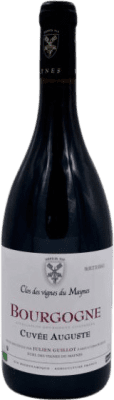 46,95 € Envio grátis | Vinho tinto Clos des Vignes du Mayne Julien Guillot Cuvée Auguste A.O.C. Bourgogne Borgonha França Pinot Preto Garrafa 75 cl