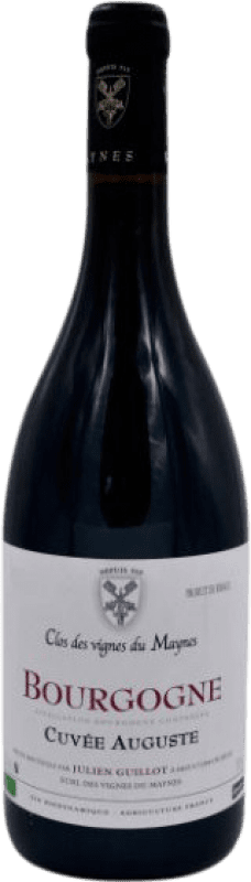 46,95 € Free Shipping | Red wine Clos des Vignes du Mayne Julien Guillot Cuvée Auguste A.O.C. Bourgogne Burgundy France Pinot Black Bottle 75 cl
