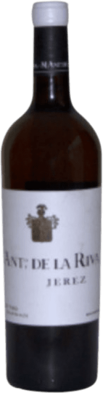 77,95 € Kostenloser Versand | Verstärkter Wein De la Riva Manzanilla Pasada Balbaína Alta D.O. Manzanilla-Sanlúcar de Barrameda Andalusien Spanien Palomino Fino Flasche 75 cl