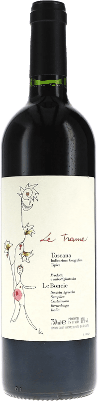 71,95 € 免费送货 | 红酒 Podere Le Boncie Le Trame D.O.C.G. Chianti Classico 托斯卡纳 意大利 Sangiovese, Colorino, Foglia Tonda 瓶子 75 cl