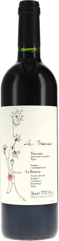45,95 € 免费送货 | 红酒 Podere Le Boncie Le Trame D.O.C.G. Chianti 托斯卡纳 意大利 Sangiovese, Colorino, Foglia Tonda 有机 瓶子 75 cl