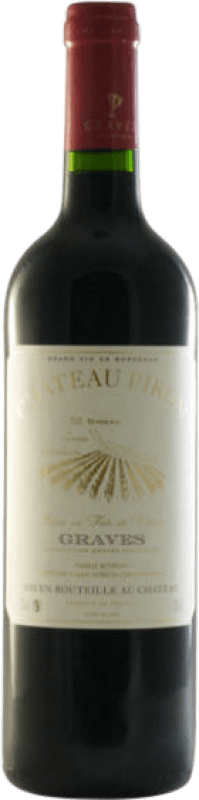 10,95 € Envio grátis | Vinho tinto Château Piron Rouge A.O.C. Graves Bordeaux França Merlot, Cabernet Sauvignon, Cabernet Franc Garrafa 75 cl