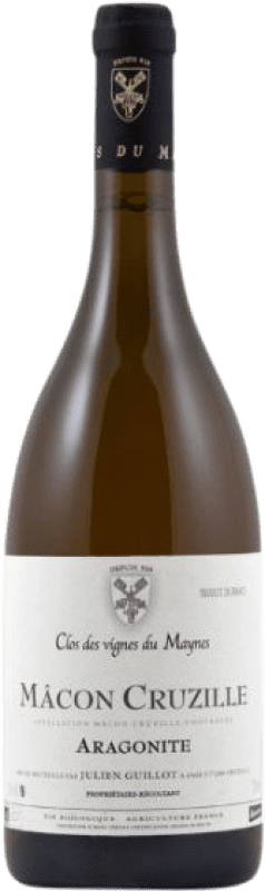 48,95 € Spedizione Gratuita | Vino Bianco Clos des Vignes du Mayne Julien Guillot Aragonite Cuvée A.O.C. Mâcon-Cruzille Borgogna Francia Chardonnay Eco — Biologico 75 cl