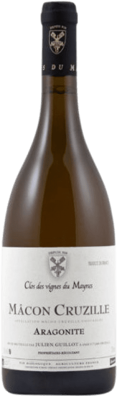 46,95 € Spedizione Gratuita | Vino bianco Clos des Vignes du Mayne Julien Guillot Cuvée Aragonite A.O.C. Mâcon-Cruzille Borgogna Francia Chardonnay Bottiglia 75 cl