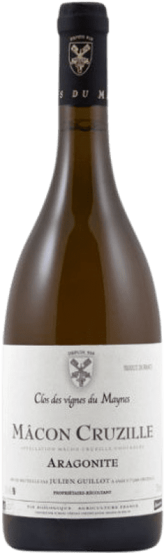 46,95 € Envío gratis | Vino blanco Clos des Vignes du Mayne Julien Guillot Cuvée Aragonite A.O.C. Mâcon-Cruzille Borgoña Francia Chardonnay Botella 75 cl