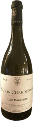 37,95 € Spedizione Gratuita | Vino bianco Clos des Vignes du Mayne Julien Guillot Chardonnay Clos Fourneau A.O.C. Mâcon-Villages Borgogna Francia Chardonnay, Pinot Grigio Bottiglia 75 cl