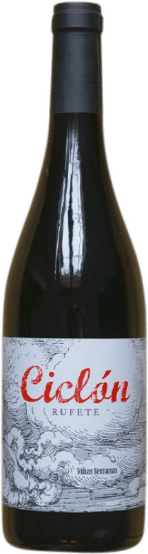15,95 € Kostenloser Versand | Rotwein Viñas Serranas Ciclon Kastilien und León Spanien Rufete, Calabrese Flasche 75 cl