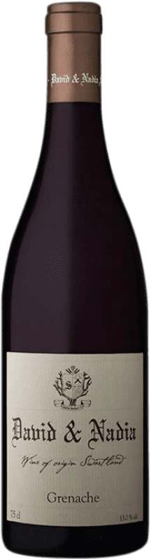29,95 € 免费送货 | 红酒 David & Nadia Grenache W.O. Swartland Coastal Region 南非 Grenache Tintorera 瓶子 75 cl