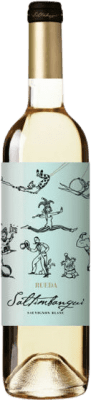 9,95 € 免费送货 | 白酒 Aribau Saltimbanqui D.O. Rueda 卡斯蒂利亚莱昂 西班牙 Sauvignon White 瓶子 75 cl