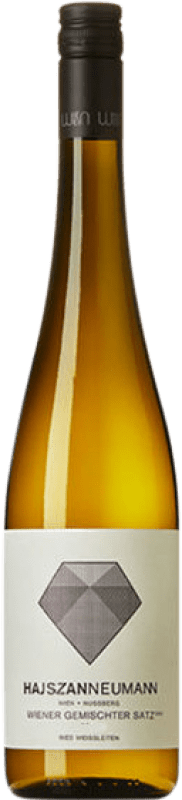 15,95 € Envio grátis | Vinho branco Hajszan Neumann Ried Wiener D.A.C. Wiener Gemischter Satz Viena Áustria Gewürztraminer, Riesling, Pinot Branco, Grüner Veltliner, Neuburger, Welschriesling Garrafa 75 cl