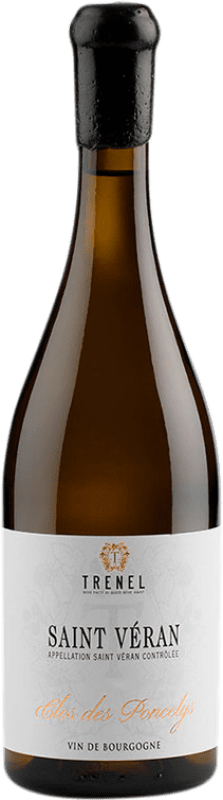 42,95 € Envio grátis | Vinho branco Trénel Clos des Poncetys A.O.C. Saint-Véran Borgonha França Chardonnay Garrafa 75 cl